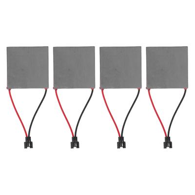 4Pcs Fireplace Fan Generator Plate Aluminum Alloy 227 Celsius  Fireplace Fan Repair Sheet