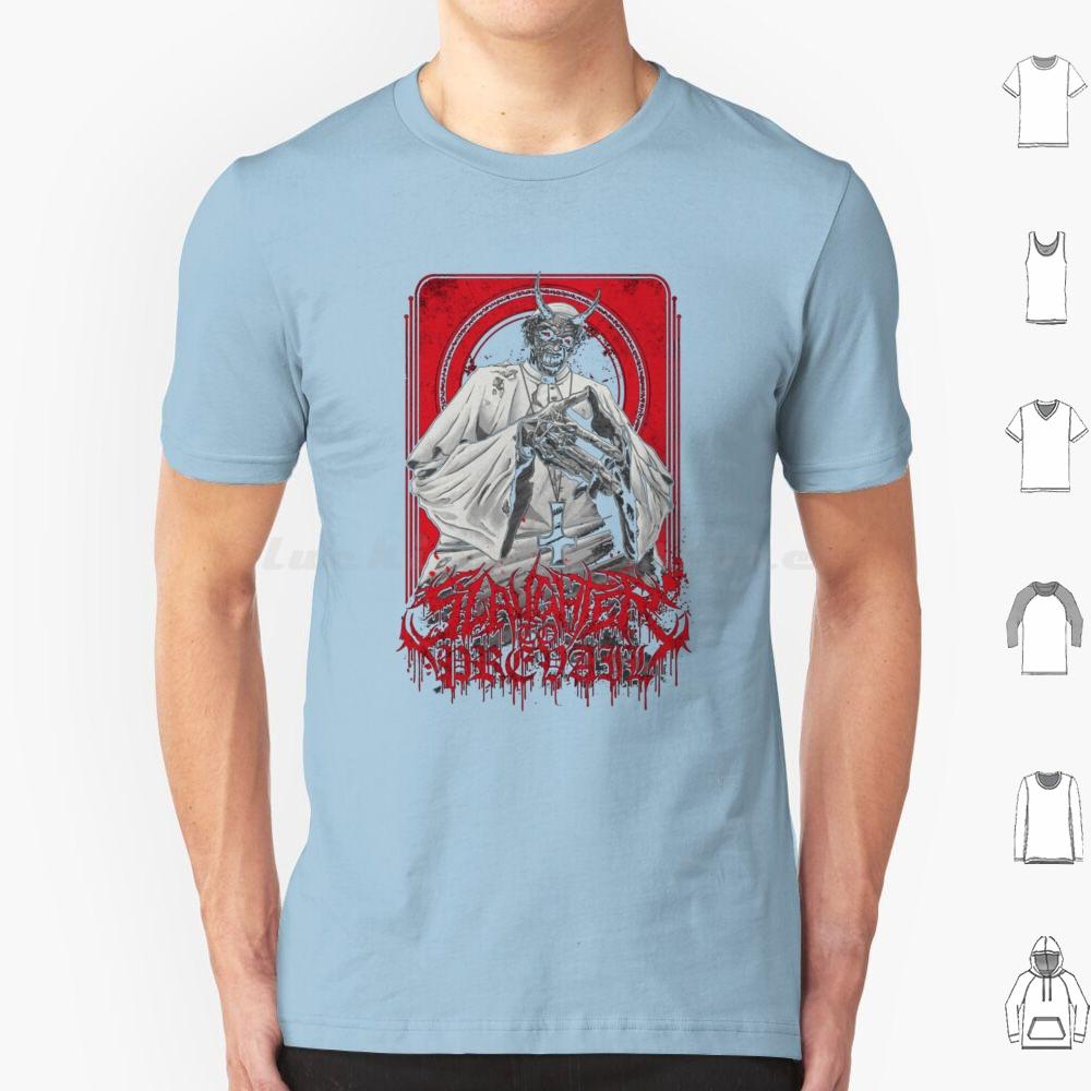 Slaughter To Prevail Merch T Shirt Cotton Men Women DIY Print Slaughter To Prevail Prevail Slaughter Misery Sermon Kostolom