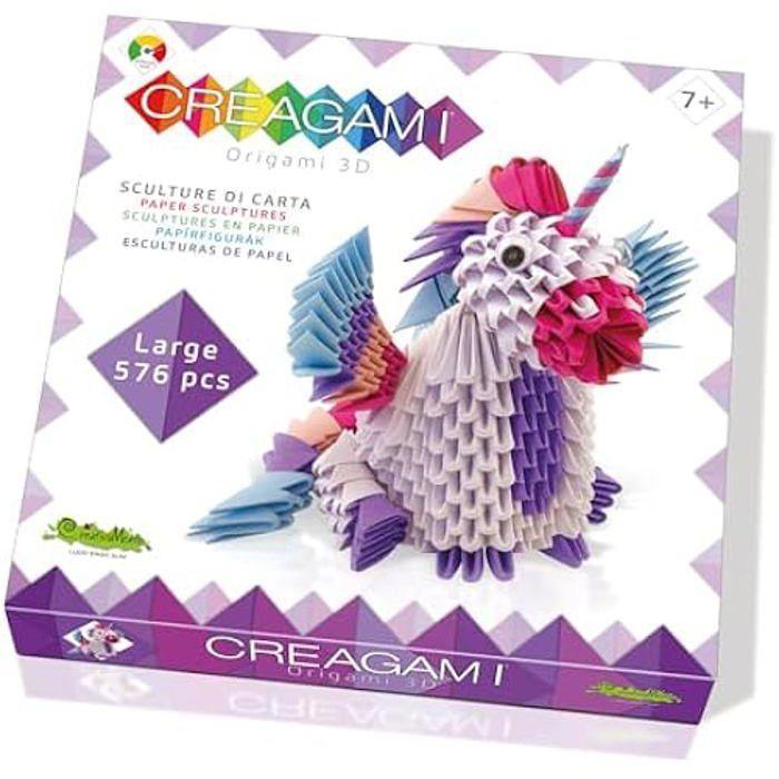 Kit Origami 3D - CREATIVAMENTE - Creagami 737 - Sculpture en Papier - 576 Pièces - À partir de 7 Ans