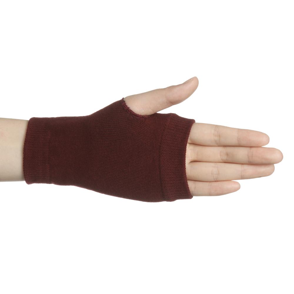 Women Girl Winter Autumn Warm Fingerless Wrist Gloves Exposed Finger Knitted Wool Glove Half Mitten