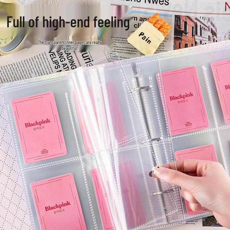 3-Inch Binder Pages: 4-Pocket & 9-Pocket Clear PP Photo & Card Storage Album Pages