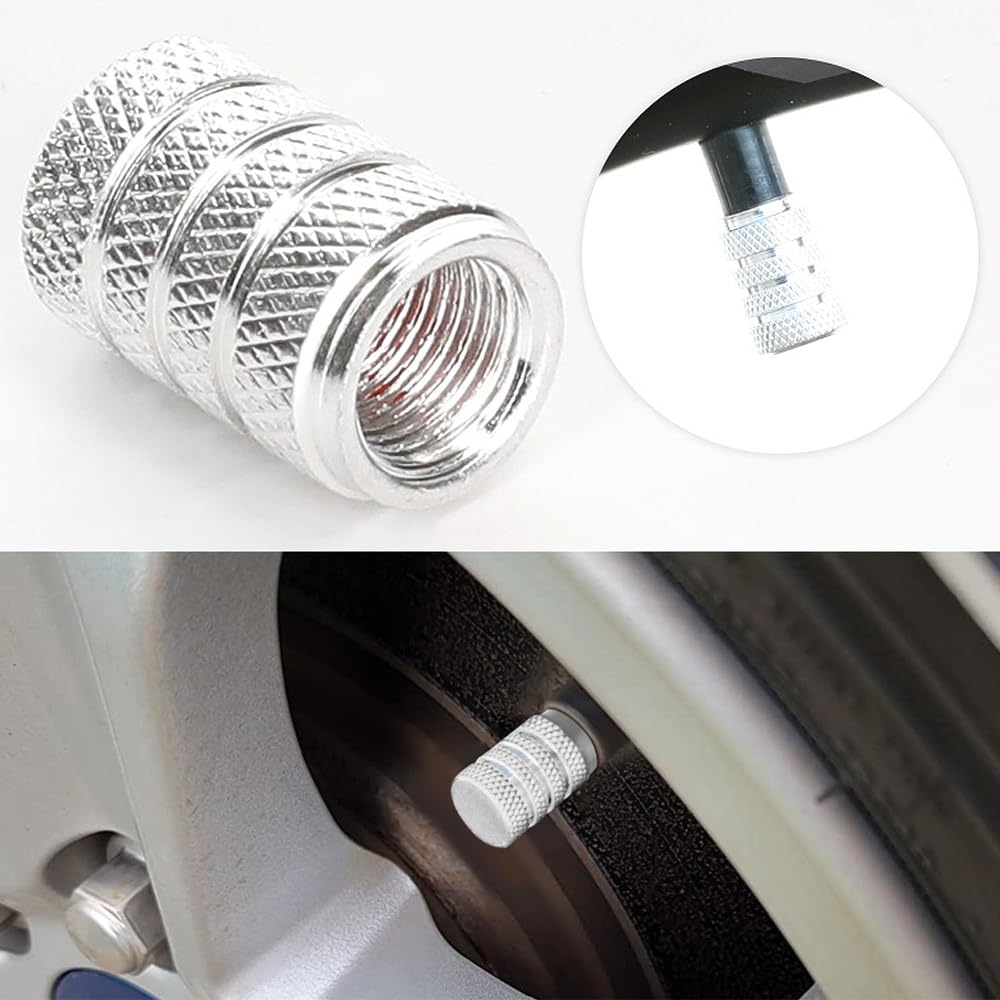 LIANHATA Tire Air Valve Caps Set of 4 Tire Wheel Air Valve Cap Cover