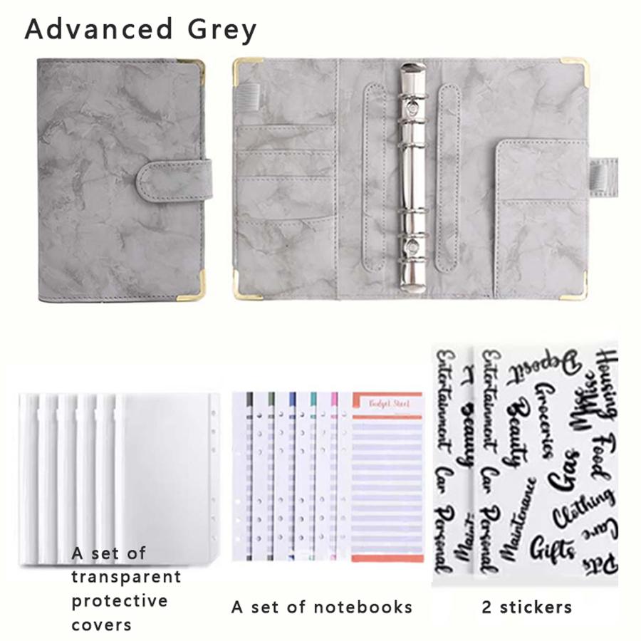 A6 Multi colored Loose leaf Notebook, Detachable Savings Book, Popular for School Students' Learning and Education