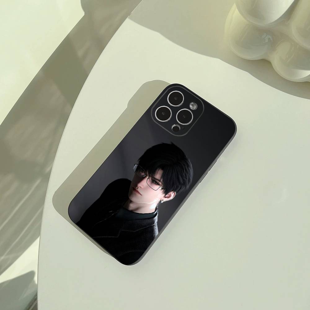 C-C-aleb-love-deep- s--space Phone Case For iPhone 17,16,15,14,13,12,11 Pro Max,16Plus,XS Soft Black Cover