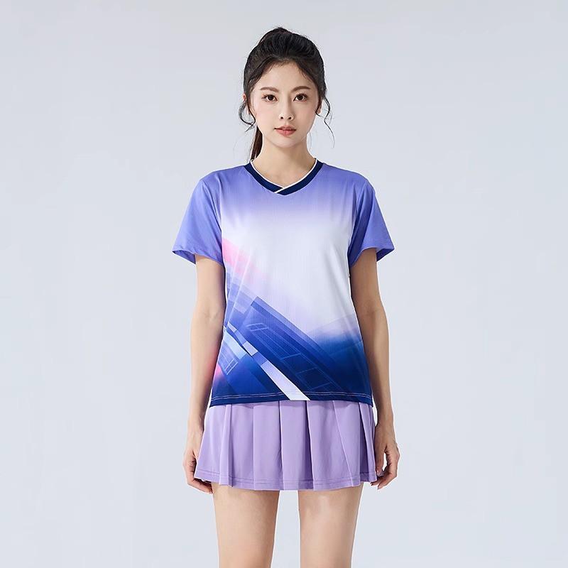 Lightweight Breathable Quick-Dry Sport T-Shirt Badminton Tennis Table Unisex Athletic Wear