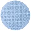 1pcs 55cm New Round Bathroom TPR Anti Slip Pad Carpets Home Quick Drying Massage Suction Cup Bath Floor Mat
