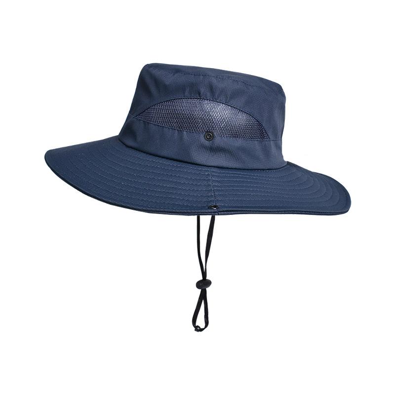 Summer Bucket Hat for Men Spring Outdoor Women Sun Hat Mesh Big Folding Brim Adult Fisherman Hats Teenager Cap