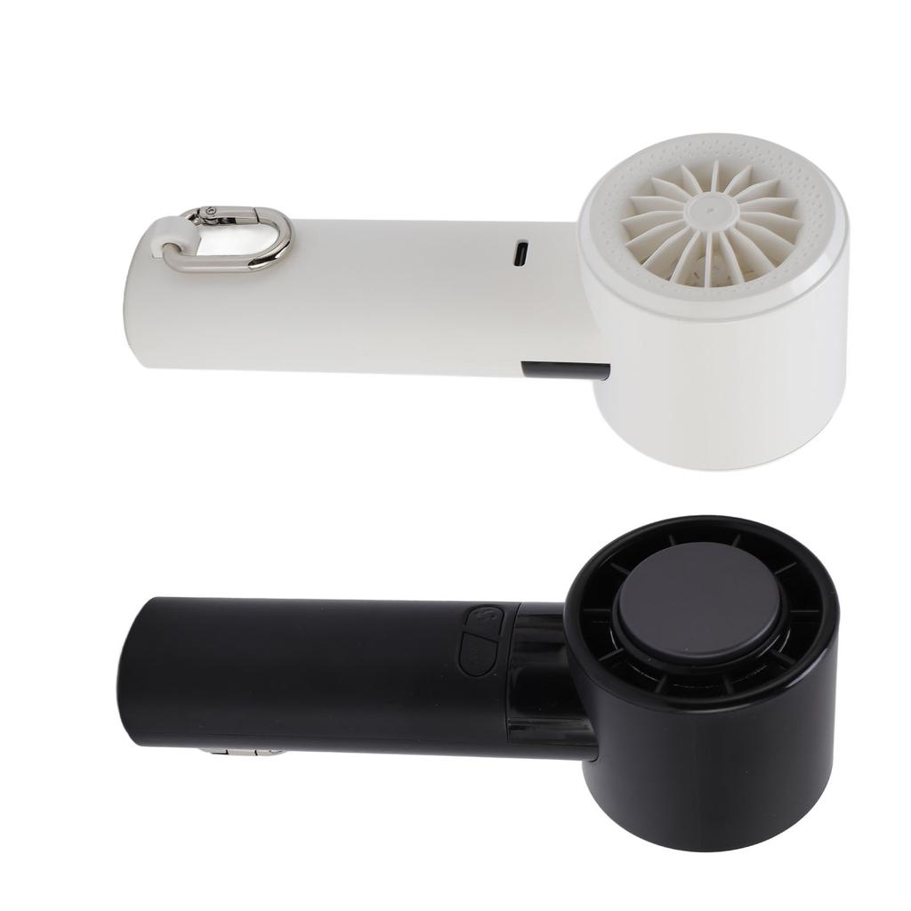 Handheld Cooling Fan Adjustable Wind Speed Personal Cooling Fan with Hook for Travel Outdoor 3000mAh