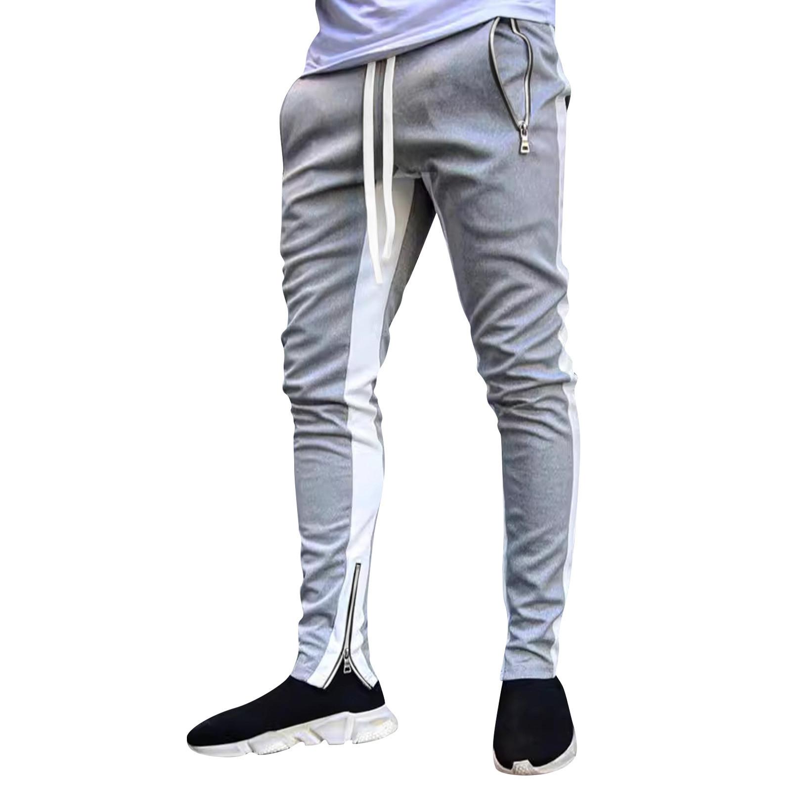 

Мужские брюки для бега, повседневные брюки с небольшими карманами и тонкими инструментами XL