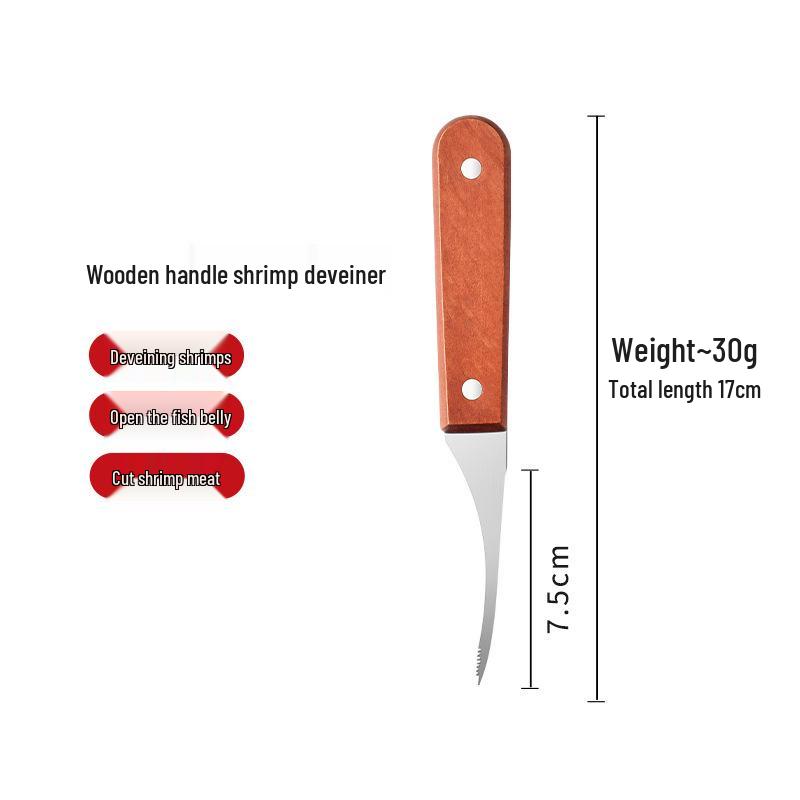 Multi-Functional Shrimp & Fish Line Remover and Peeler Tool