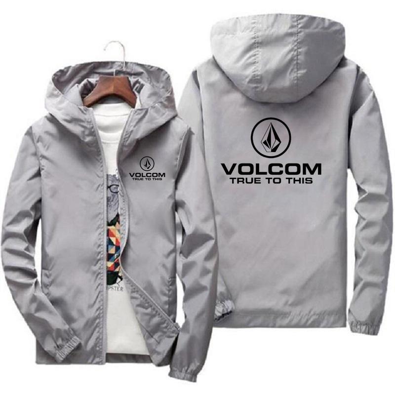 Men's Spring Fashion Casual Outdoor Sports Jacket 2026 New Windproof Zipper Hooded Top, Super Large s-7XL