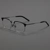 Ultra-Light Frameless Titanium Eyebrow Glasses: Stylish, Durable, and Comfortable.