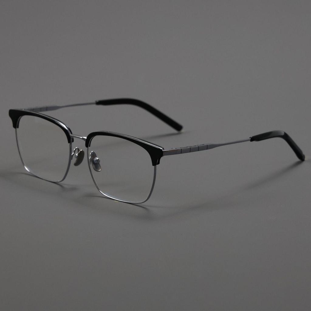 Ultra-Light Frameless Titanium Eyebrow Glasses: Stylish, Durable, and Comfortable.