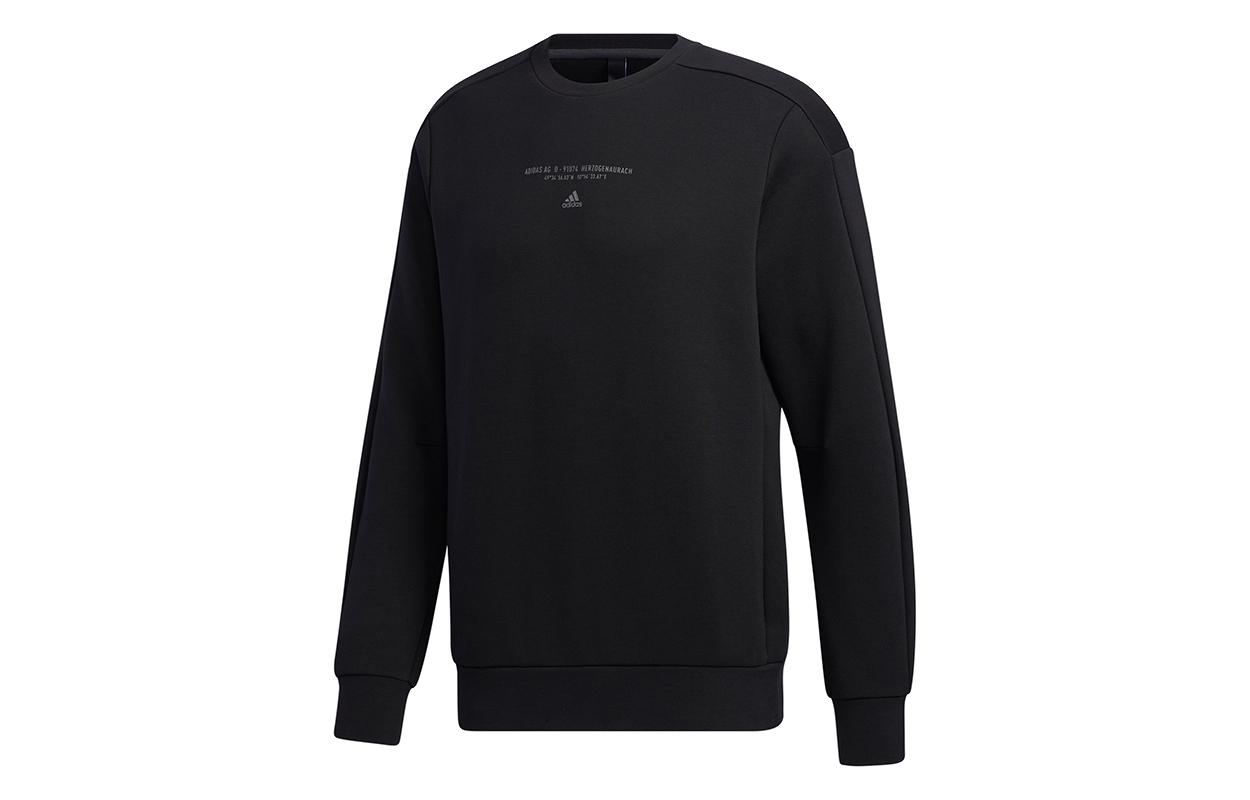 

Adidas Sweatshirts Men s Black Crew Neck Moderate Regular GM4413 XXL