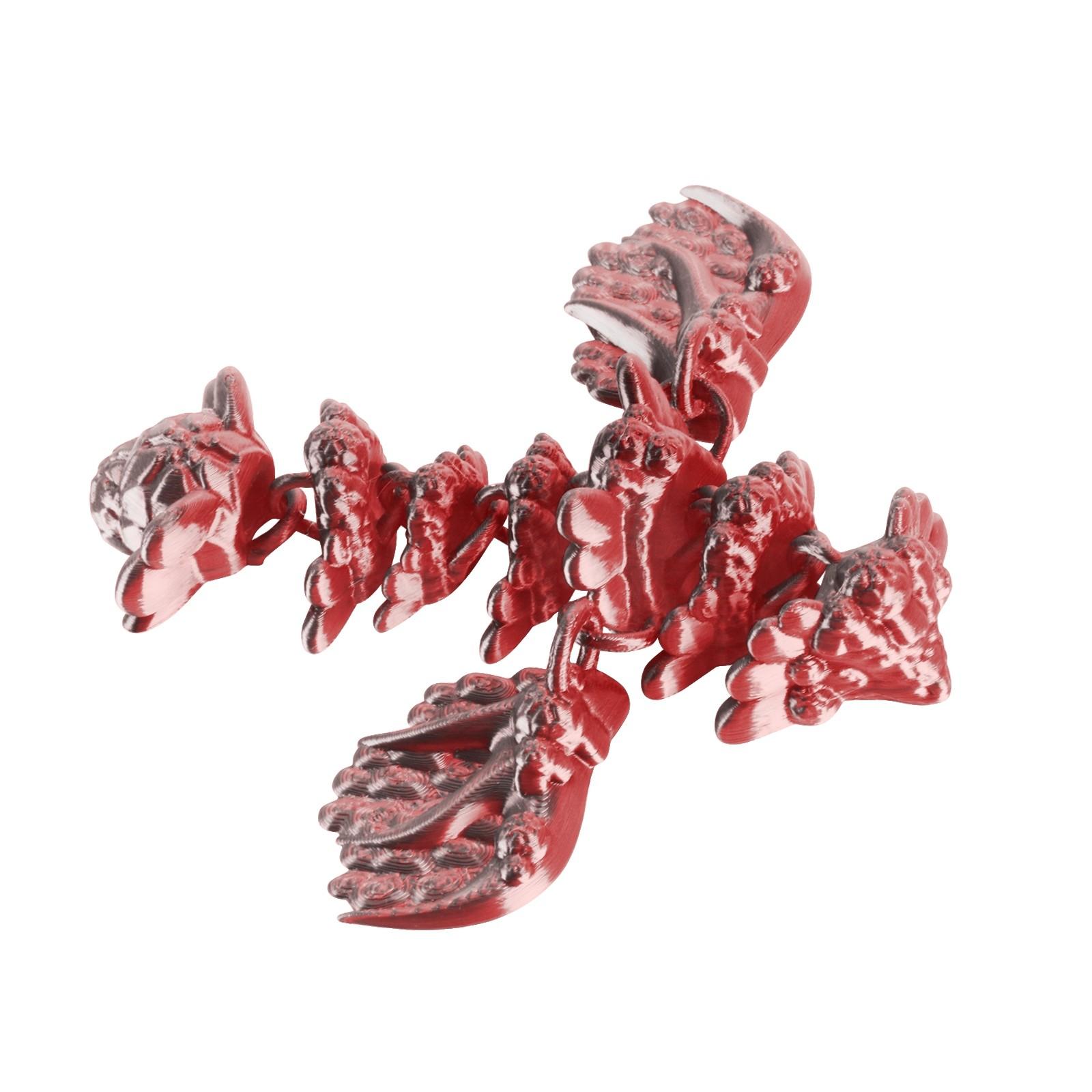 3D Printed Articulated Stegosaurus Dinosaur Toy with Gradient Hinge Design Full Body Movable Model for Adults and Children Educational Collectible One Size киноварь