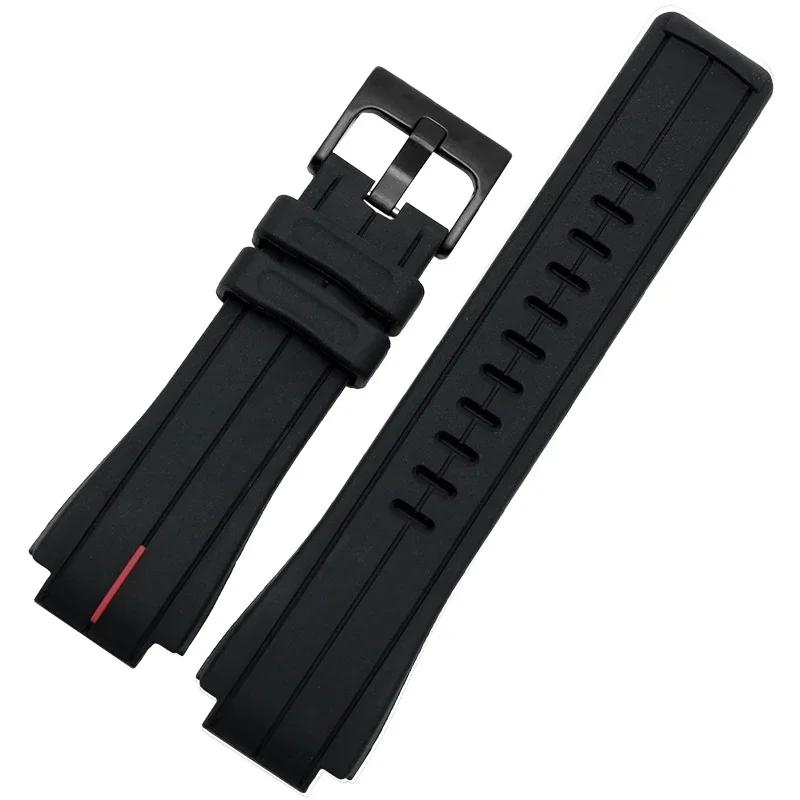 Cinturino in gomma siliconica per orologio timex Cinturino T2N720 T2N721 TW2T76300 Braccialetto da polso Cinturino impermeabile Interfaccia convessa 16mm