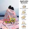 1pc SpongeBob SquarePants Flannel Blanket Soft Cozy All-Season Throw for Bedroom, Sofa, Camping, Travel, Home Decor1086