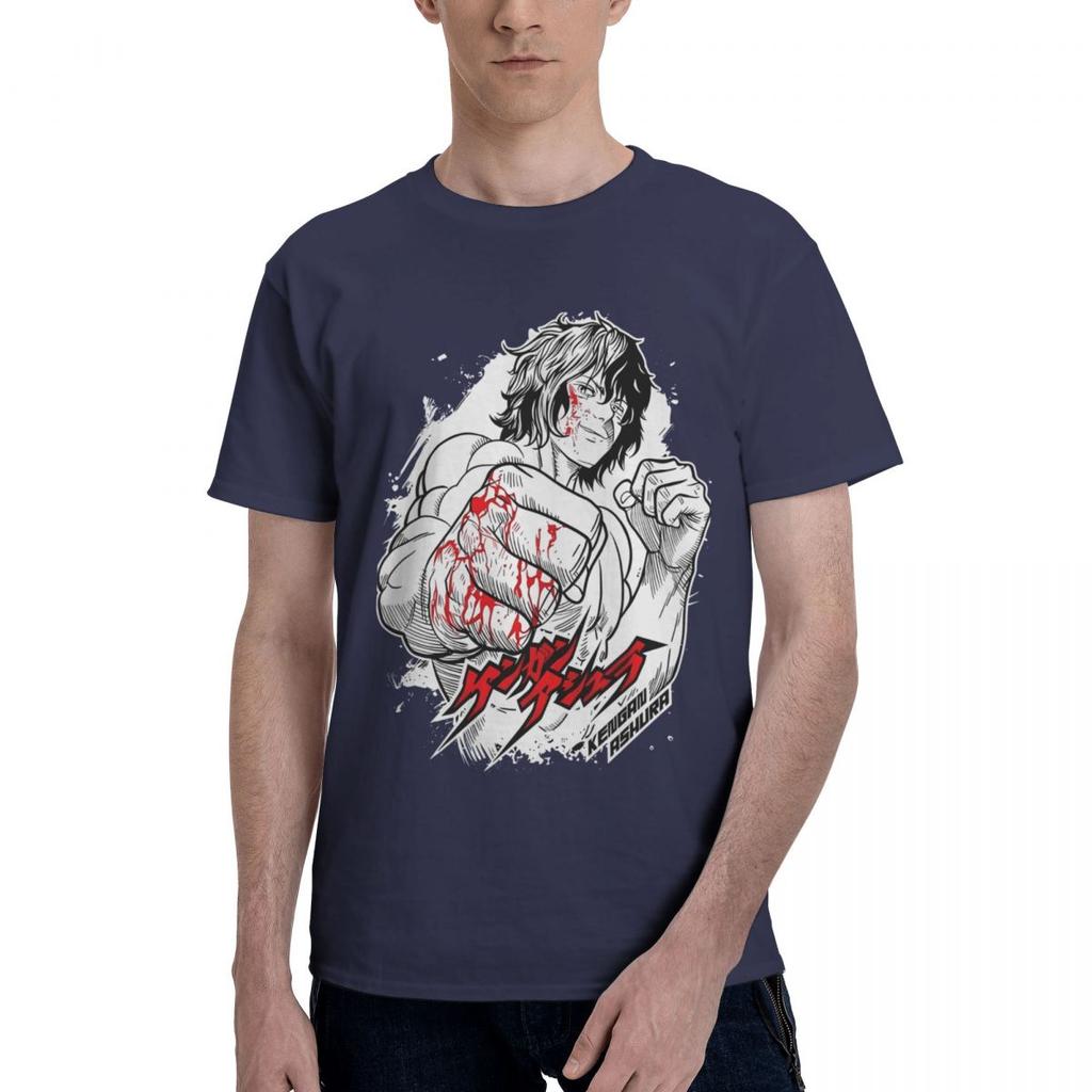 Kengan Anime Ashura 100 Cotton Casual Breathable Confortable Tshirt Mens TShirts Funny Gifts