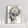 Sohn Gottes Jesus Kreuz Heiliges Licht Wandkunst, HD Leinwanddruck Poster, Geeignet für Zuhause, Wohnzimmer, Raumdekoration Gemälde