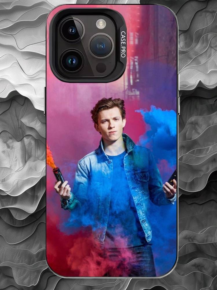 T-Tom Holland Phone Case For iPhone 17 16 15 14 13 12 11 Pro Max Plus Silver Matte Black Cover