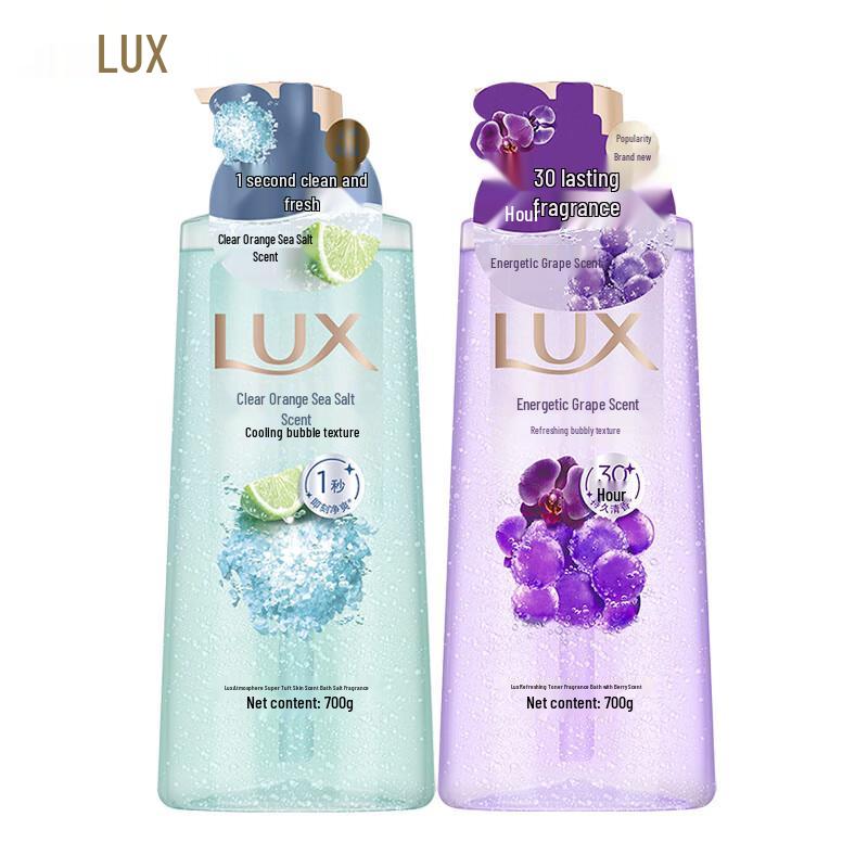 lux Bubble Refreshing Fragrance Shower Gel Duo Pack