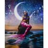 5D DIY Diamond Painting Cartoon Mermaid Diamond Embroidery Cross Stitch Kit Full Rhinestone Mosaic Home Decor