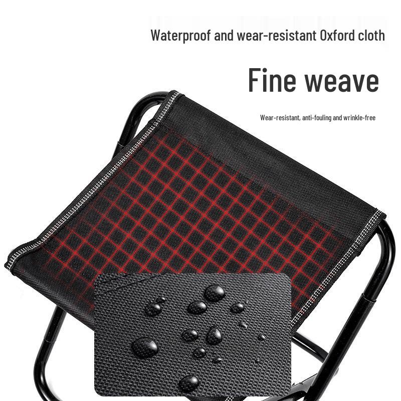 Portable Outdoor Folding Stool for Travel, Camping, Fishing, and Queueing.