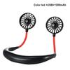 2022 Fashion Power Saving Hand-free Neck Fan Usb Fan Sport Mini Portable Hanging Neckband Fan