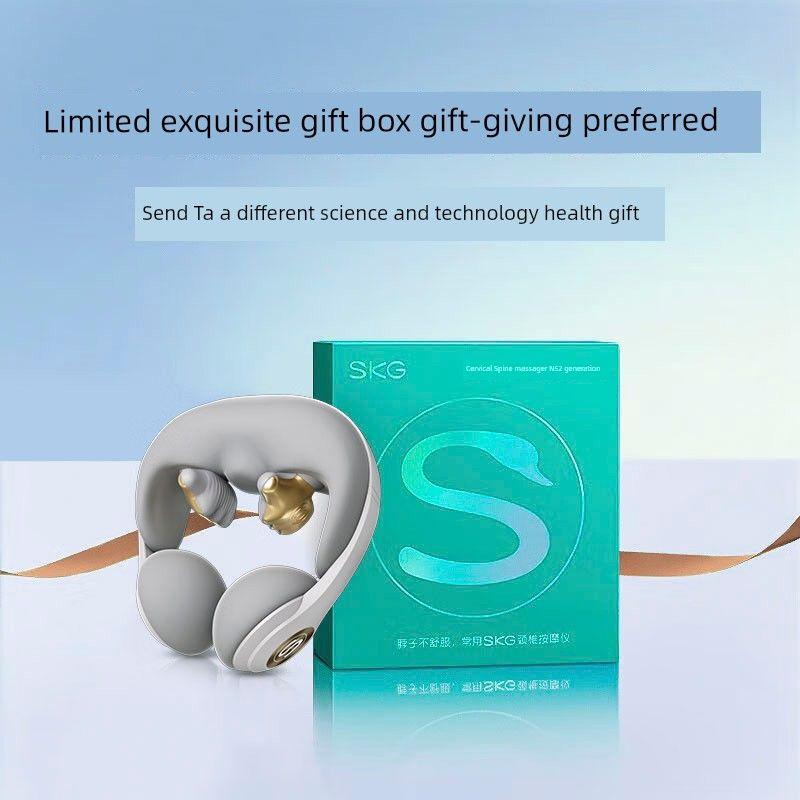 

Gift Recommend SKG Neck Massager N5-2 Massage Instrument Neck Protection U-Shape Pillow Shoulder and Neck Kneading Office Moonlight White (Tendon Massage)