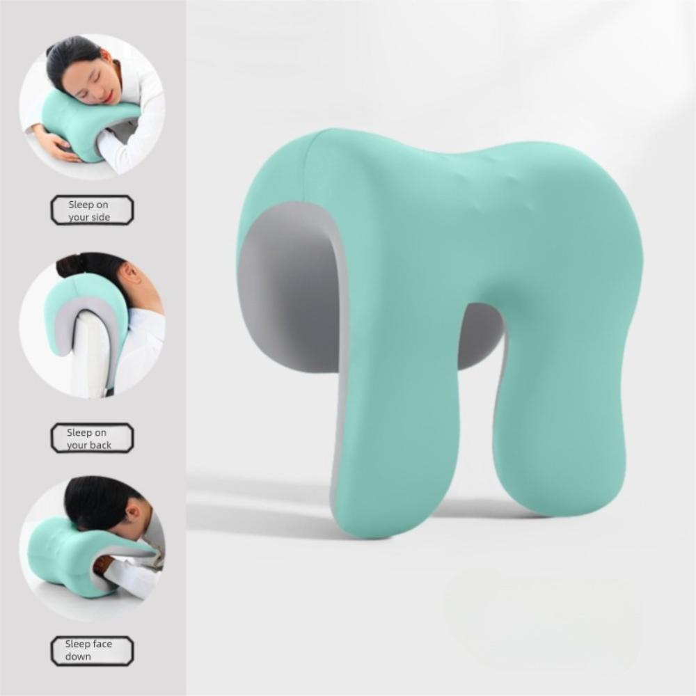 Memory Foam Nap Pillow Ergonomic Design Orthopedic Support Neck Support Pillow Breathable Desk Napping Orthopedic Pillow