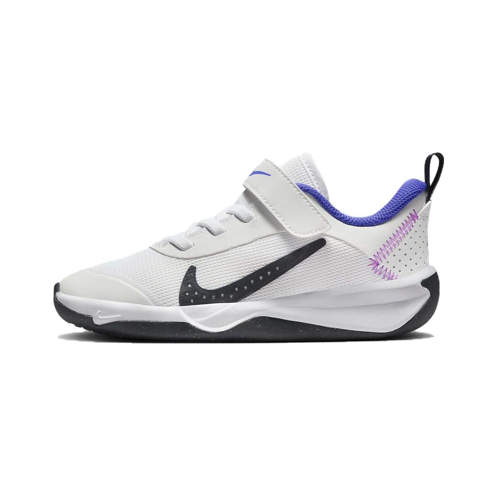 Nike Omni Multi-Court PS White Dark Obsidian Kids Sneakers Light-Ultramarine Fuchsia-Dream DM9026-104