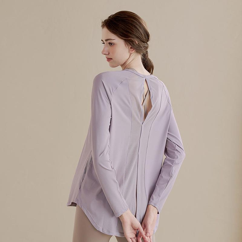

2025 Women s High-End Autumn/Winter Long-Sleeve Training & Yoga Top XL жовтий