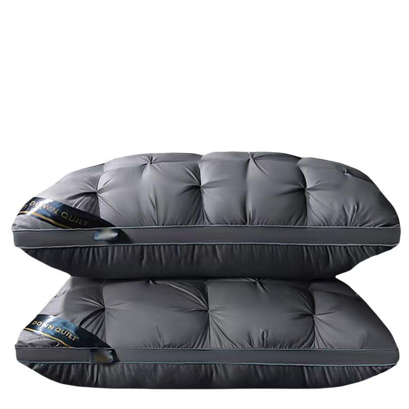 Five-Star Hotel Style Washable Feather Velvet Neck Support Pillow