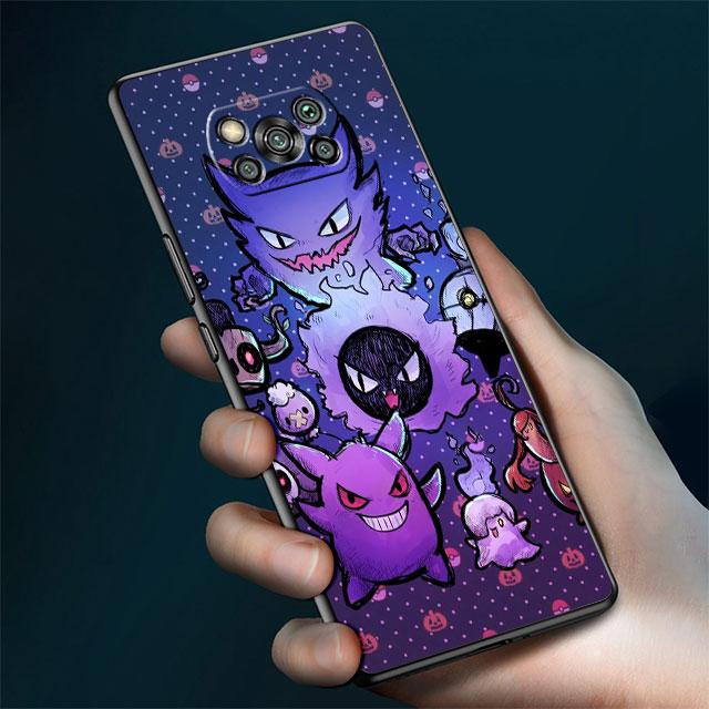 

Чехол для Xiaomi Mi Poco X3 NFC X4 Pro F3 M3 C40 F4 GT M5 M4 F1 11 Lite 11T 10T 9T силиконовый чехол для телефона Pokemon Gengar Cool Funda Mi Poco C40