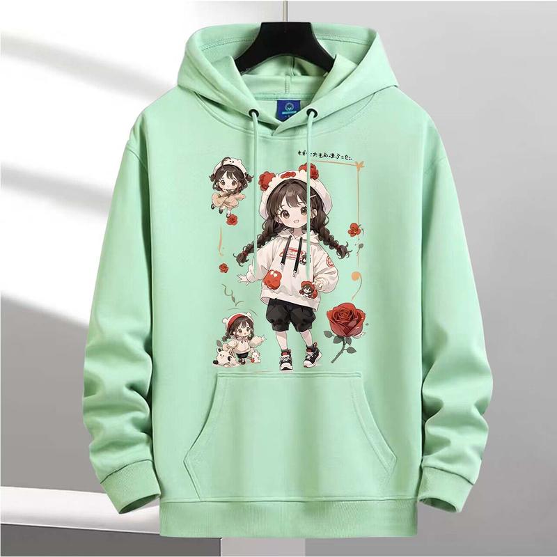 Women Hoodies Anime Omniscient Reader Graphic Sweatshirt Cartoon Comic Kawaii Printing Pullovers for Girls Winter Fleece Clothes