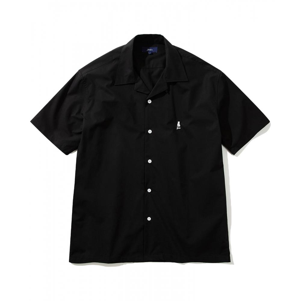 

РУБАШКА YALE С ОТКРЫТЫМ ВОРОТНИКОМ SS ЧЕРНАЯ