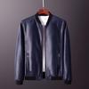 New Korean Version Trendy Slim Trendy Leather Jacket Large Size Baseball Jacket Men's Clothing