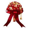 Elegant Chinese Wedding Bridal Bouquets Traditional Modern Design Artificial Flower For Bride Ceremony
