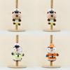 Charming Capybara Plush Doll Keychain In Police And Firefighter Penguin Styles