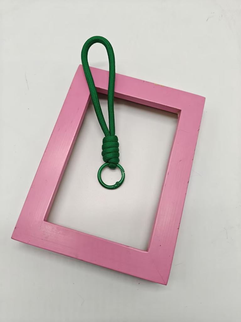 New colored hand-woven rope, mobile phone lanyard, doll bag, keychain DIY jewelry, pendant accessories.