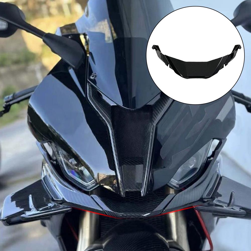 For BMW S1000RR/M1000RR 2023-202 Motorcycle Front Chin Spoiler Beak Wind Deflector Lower Fairing Lip Extension Carbon Fiber