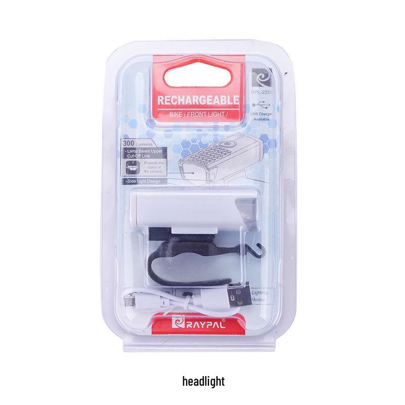 USB Rechargeable High-Brightness Bicycle Headlight - Model 2255 for Night Riding and Mountain Biking