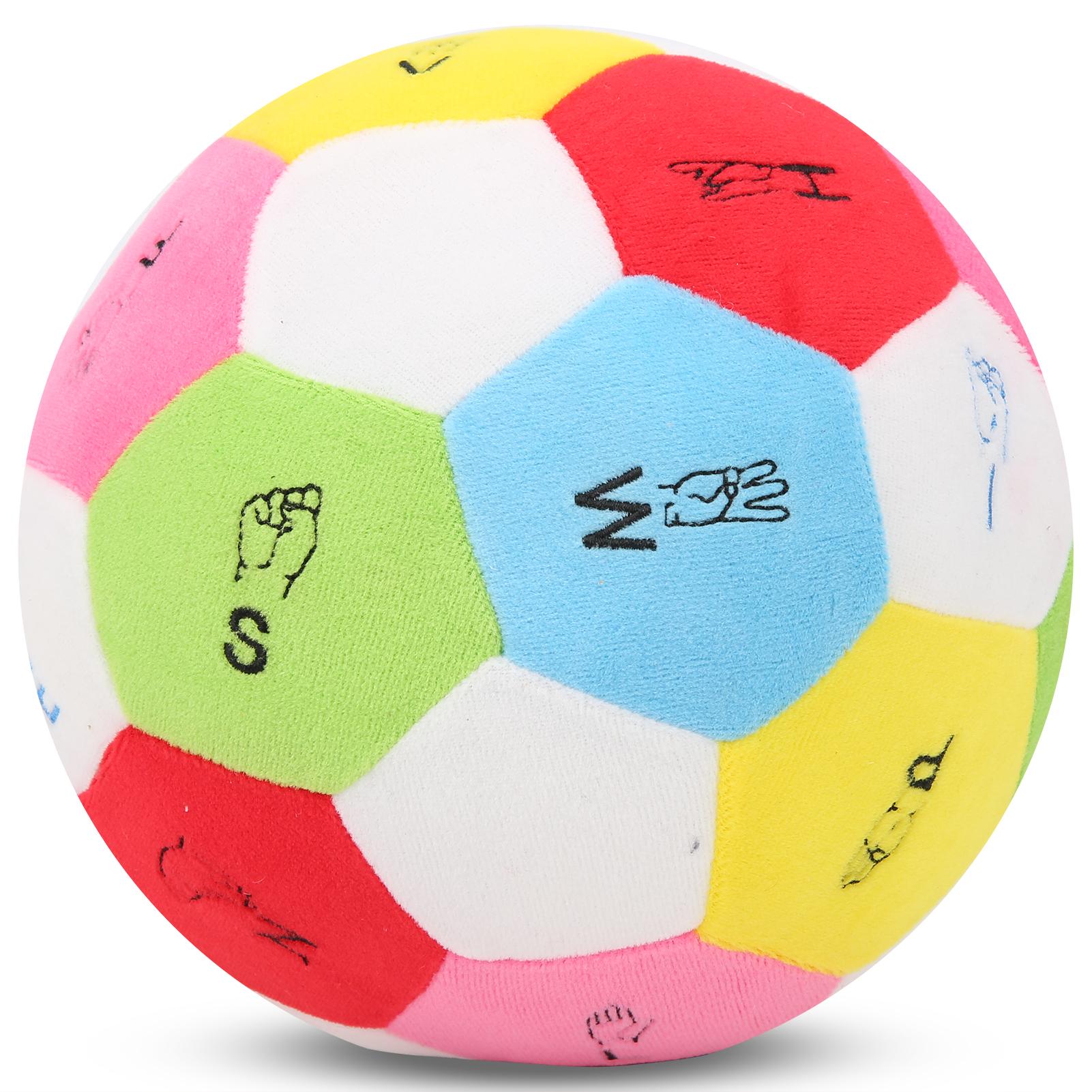 

Baby Infant Soft Plush Sports Ball Toddler Parents Interaction Ball Educational Toy