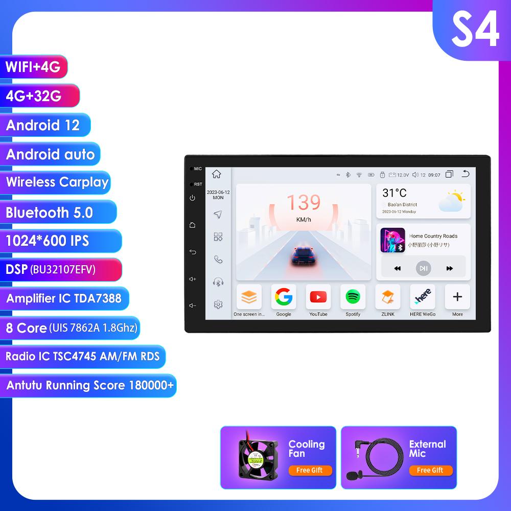 Hizpo 2 din Car AutoRadio GPS Android Multimedia Player Universal 7" Audio Navigation For Volkswagen Nissan Hyundai Kia Toyota Intelligent RDS SWC DVR