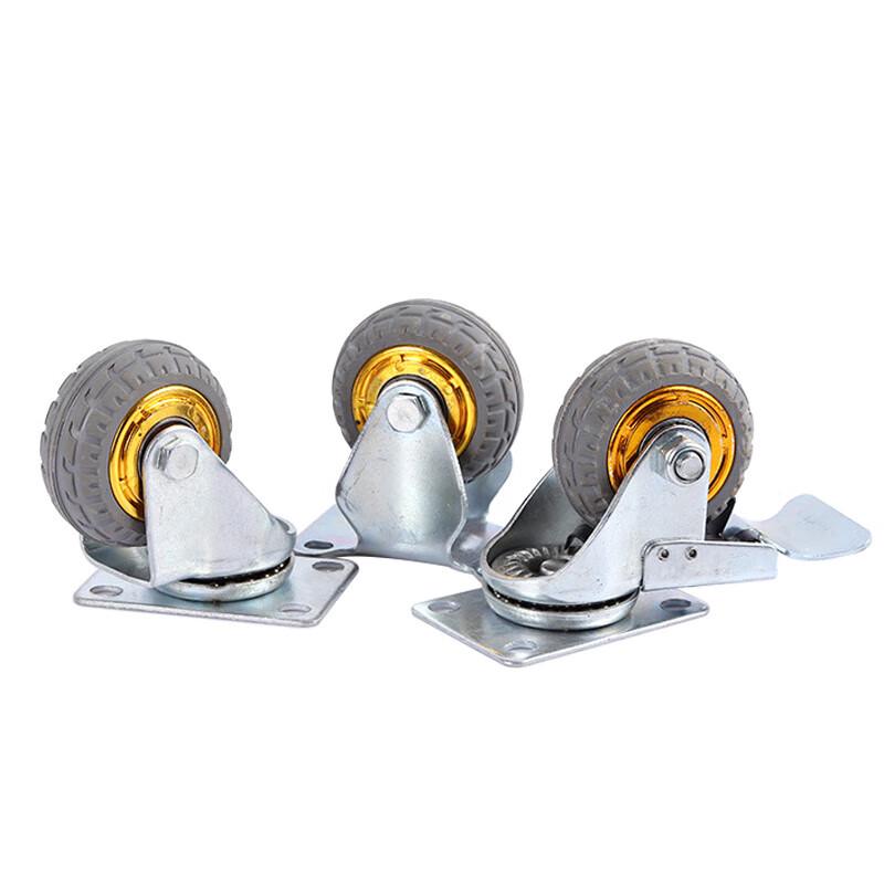 Winstein WWK075 4-inch Lightweight Rubber Caster