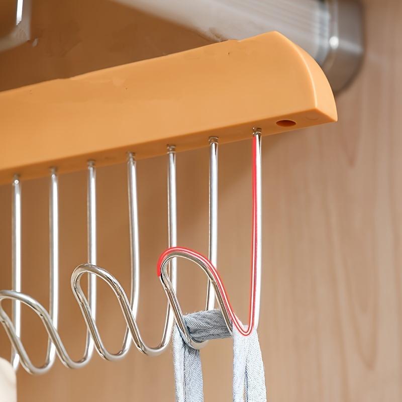 1pc/2pcs Multi-Hook Clothes Hanger, Household Clothes Hanger, Simple Modern Style Clothing Storage and Organization