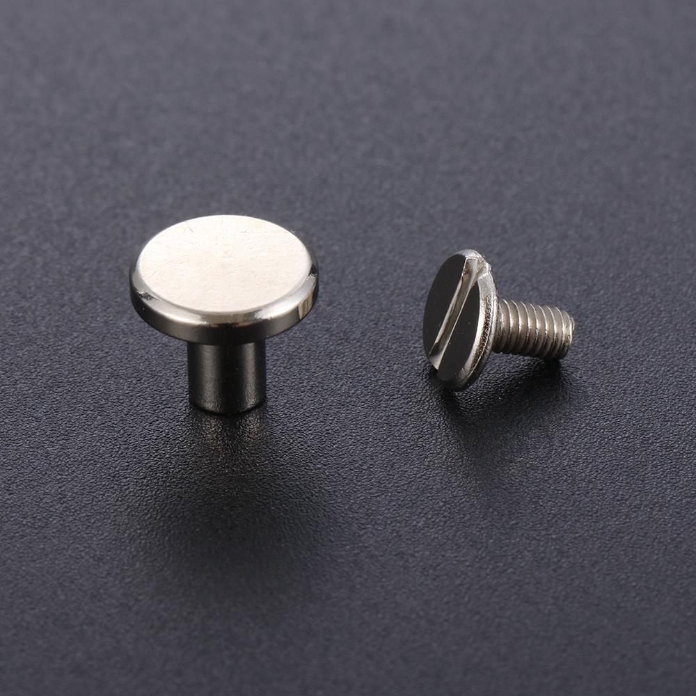10sets Crafts Hats Scrapbooking decoration nail Leather Craft Cloth Button Brass Nail Rivets screw