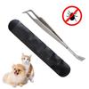 Tweezers Removes Ticks Professional Tick Clip Clamp Removes Clamp Ticks Pulls Removal Tool Pliers Dog Pet GPJYP02