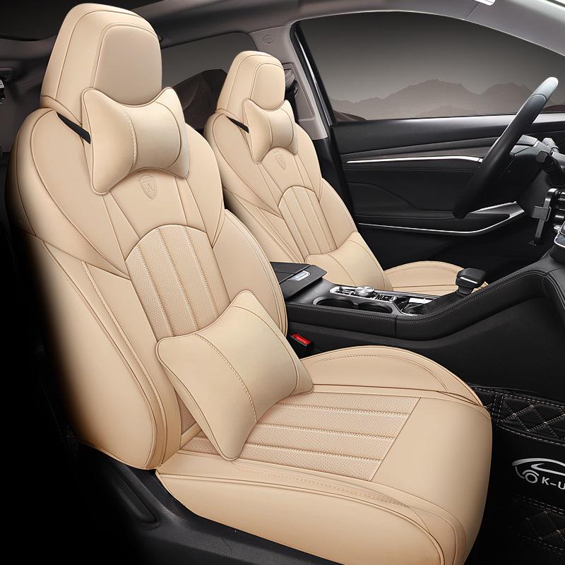 Universal Wear-Resistant Leather Seat Cushion for Cruze - All-Season, Full Surround, 5-Seat Coverage