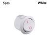 5pcs Fashion Plastic Boat Rocker Car Boat Push Button Toggle Switch 2PIN ON/OFF